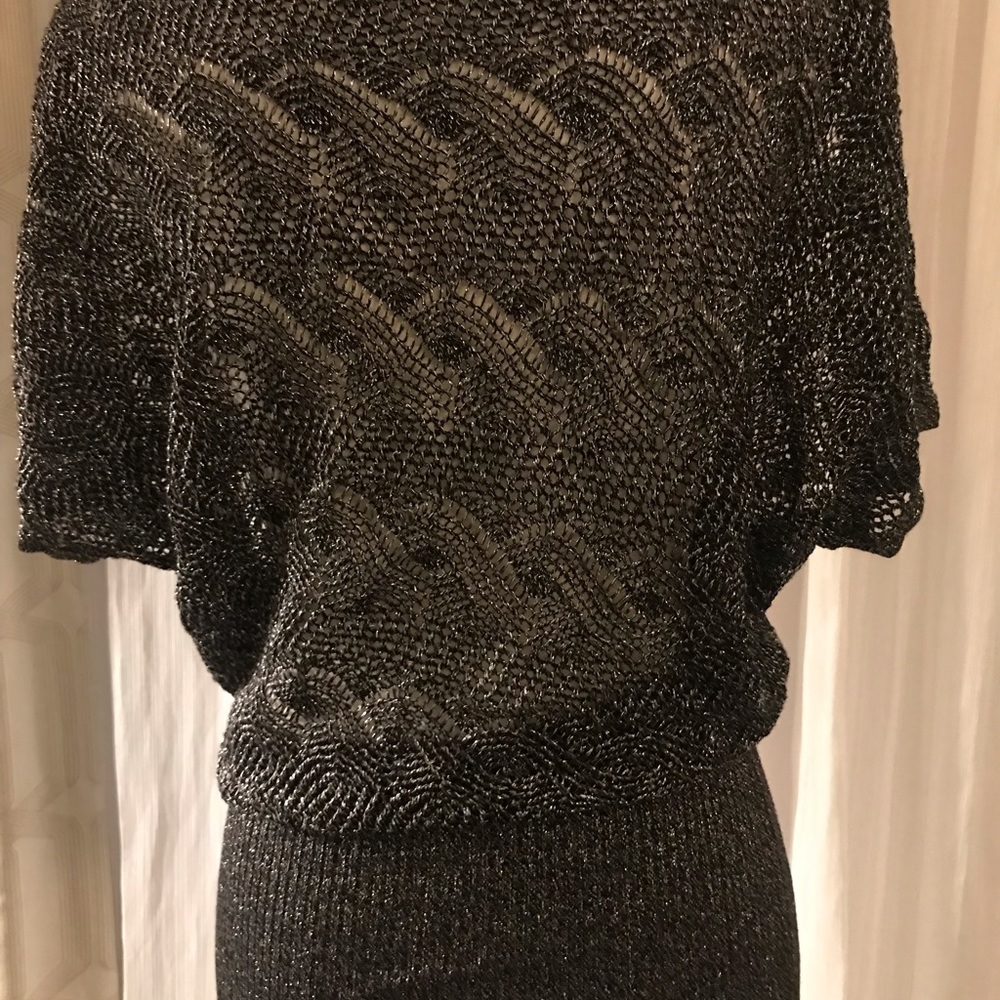 Crotchet Sweater Scoop Neck Top